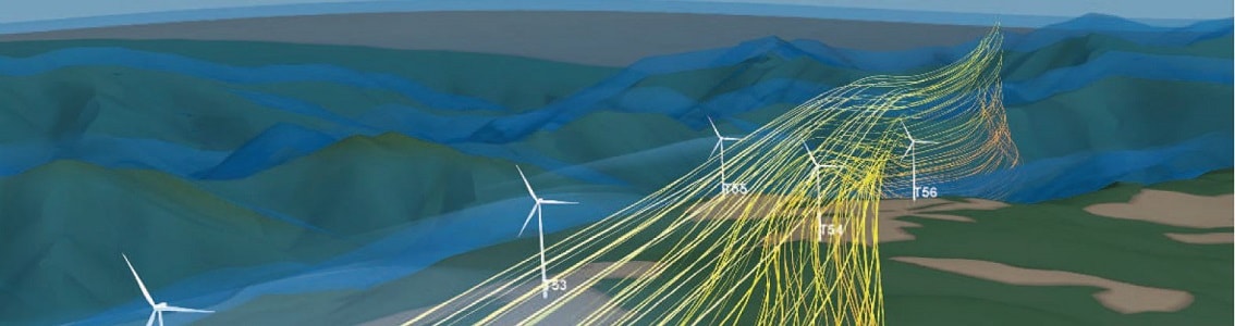 CFD flow modelling for wind farm sites